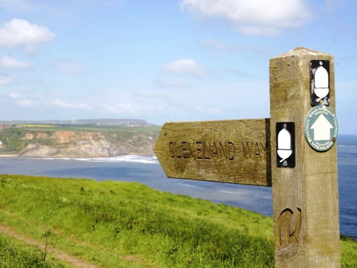 Lovely in spring: the eastcoast of North Yorkshire and the Cleveland Way.